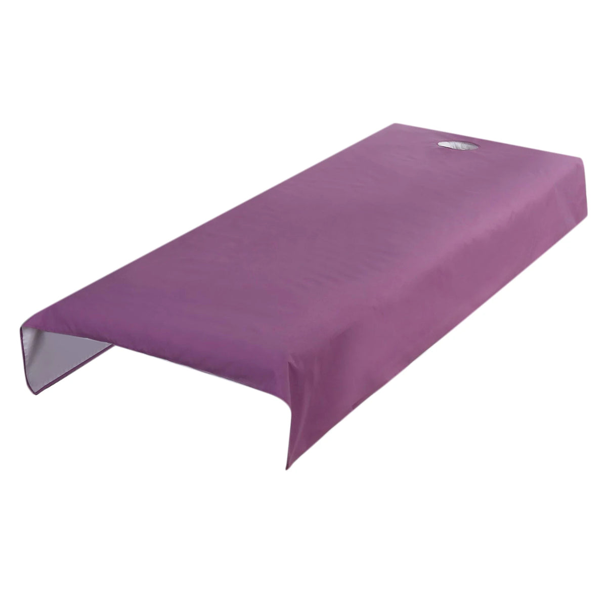 drap table massage uni imperméable marron blanc violet vert moderne spa relaxation face trous