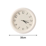 horloge murale sans tic tac vintage horloge ronde décoration murale moderne minimaliste chambre salon