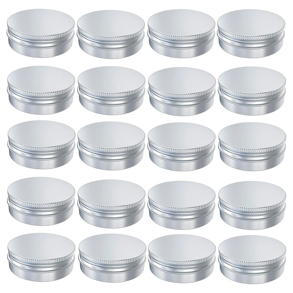 pots métal rechargeables 50ml 100ml cosmétiques baume lèvres tulipes roses utilitaire écologique