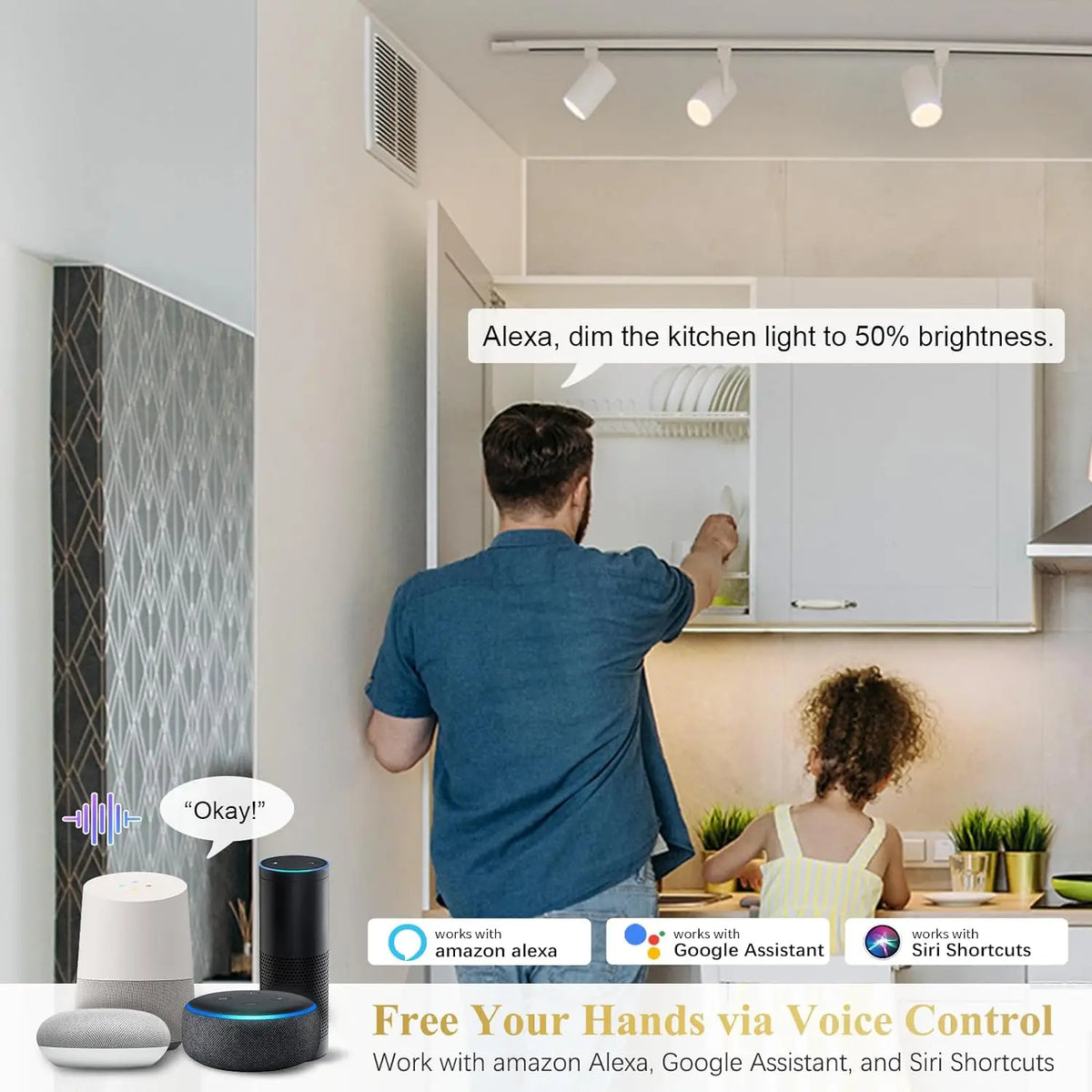 ampoule led intelligente 5w rgb wifi zigbee smart app control blanc moderne