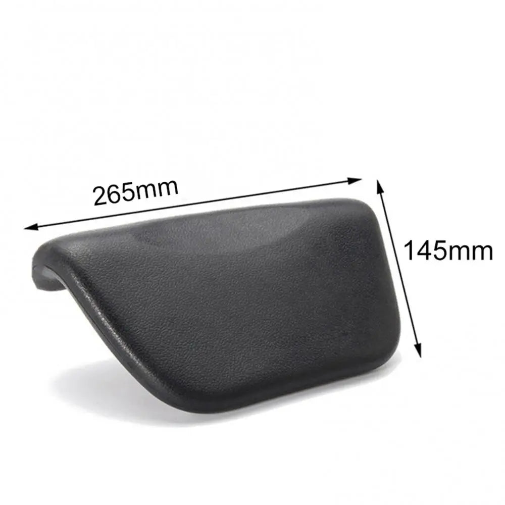 coussin bain noir simili cuir moderne imperméable doux spa repos dorsal