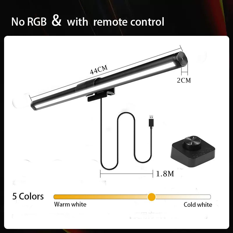 lampe led noire blanche télécommande moderne minimaliste contemporaine aluminium abs