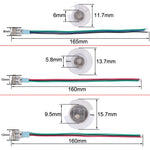 lampe led industrielle 8mm 10mm 12mm argent bleu rouge vert éclairage double ccc certifié