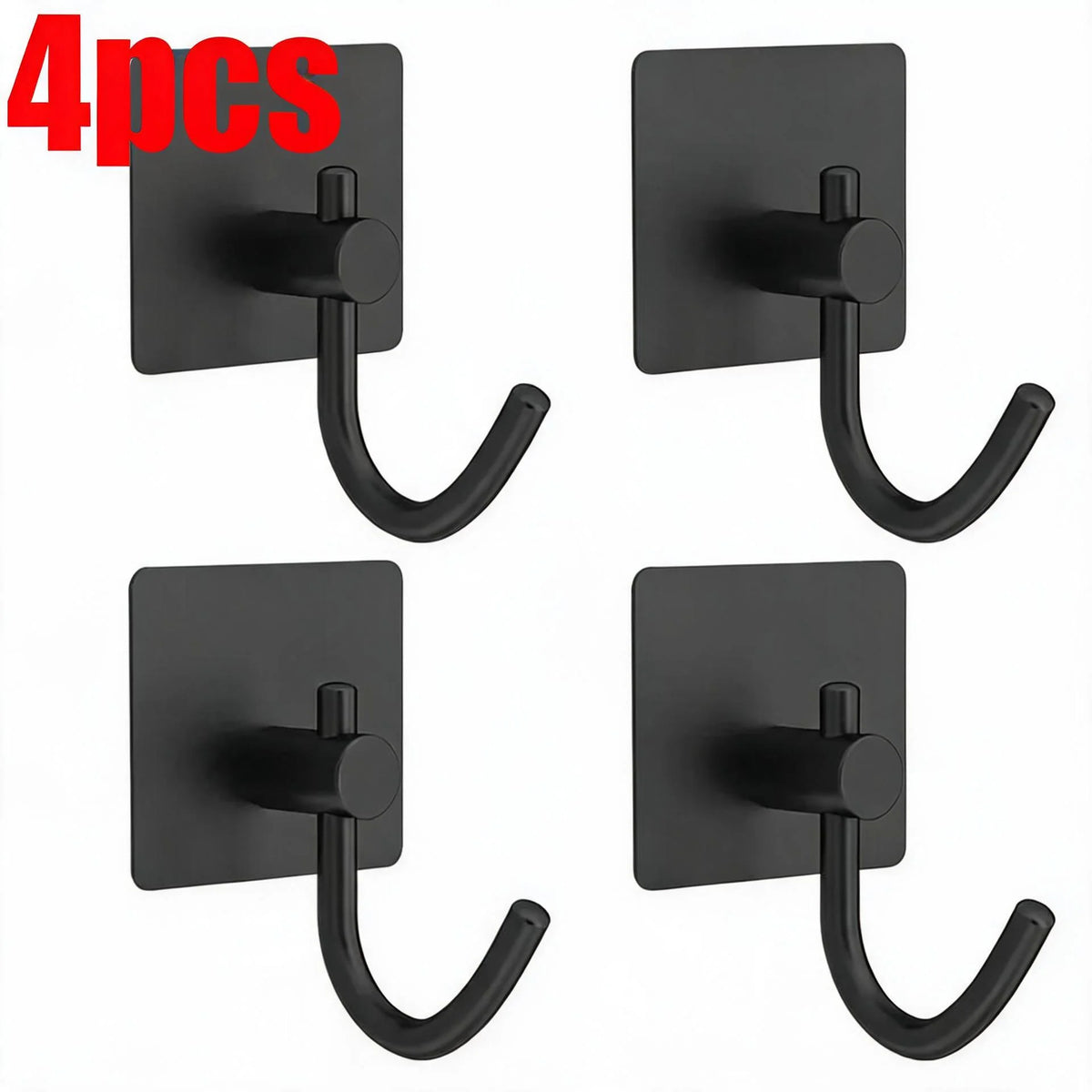 porte serviettes adhésif acier inoxydable noir moderne salle bain utilisation multiple protection adhésive fixe