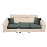 housses canapé velours 100% polyestère vert olive gris bleu marine marron moderne printemps été