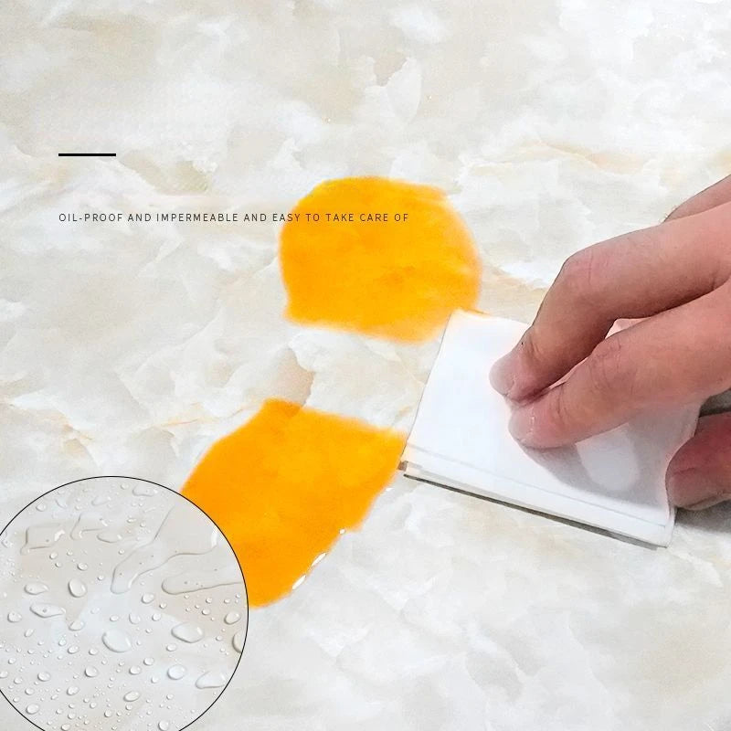 papier peint adhésif mural vinyle blanc motif carreaux noirs moderne imperméable résistant moisissure salon