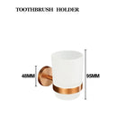 accessoires salle bain or rose finition brossée moderne porte savon papier toilette serviettes métal