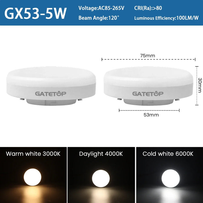lampe led armoire blanc moderne 12w 15w 5w 7w 9w ac85265v 6000k 4000k 3000k