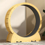 roue d'exercice hamster bois naturel moderne taille XL