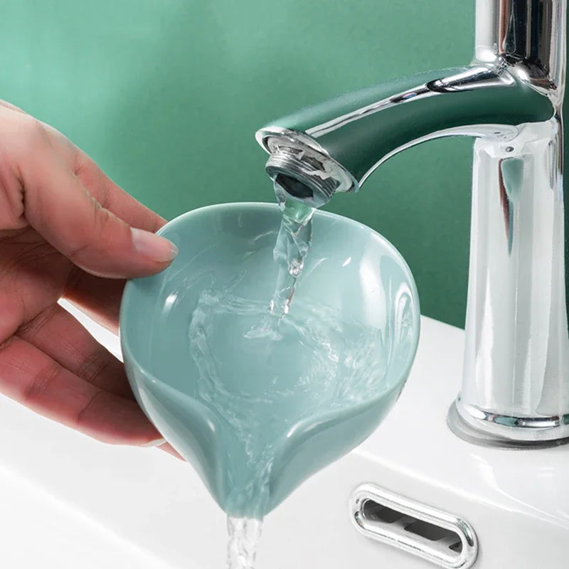 support savon moderne vert clair adhésif salle bains plastique gris opacité