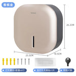 distributeur papier toilette moderne blanc gris vis fixe minimaliste chambre bain commercial