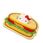tapis hello kitty dessin animé antidérapant polyester jaune vert rouge blanc salle bain chambre