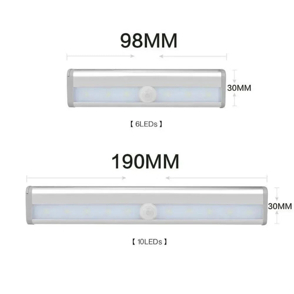 lampes led détecteur mouvement adhésif aimant moderne minimaliste batteries aaa