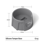 tapis silicone antidérapant espresso compactage broyage assistance préparation noir moderne fonctionnel