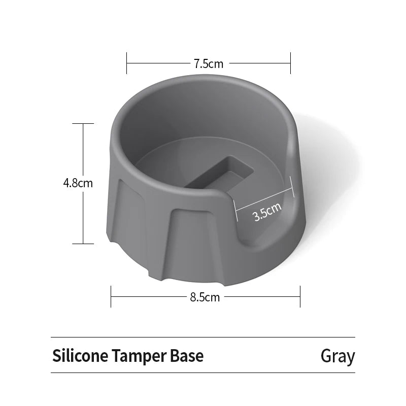 tapis silicone antidérapant espresso compactage broyage assistance préparation noir moderne fonctionnel