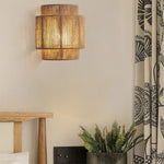 lampe murale moderne bois marron clair éclairage quotidien cuisine salle manger chambre coucher