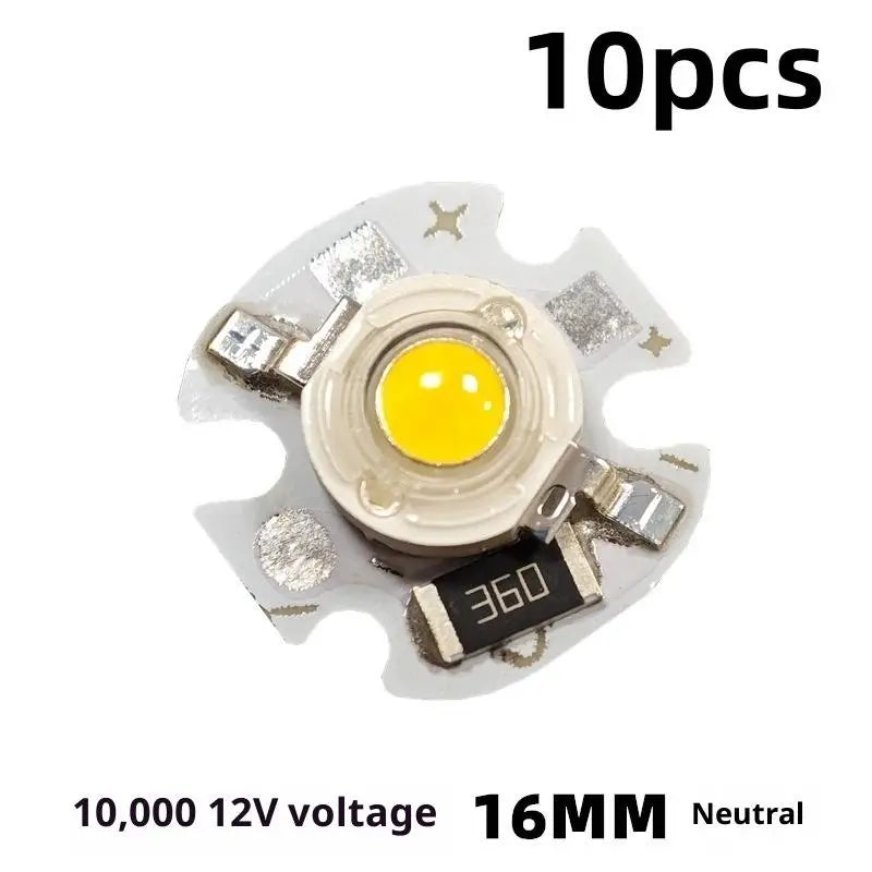 ampoules led 1w 3w 5v 12v blanc chaud circulaires modernes 16mm 20mm