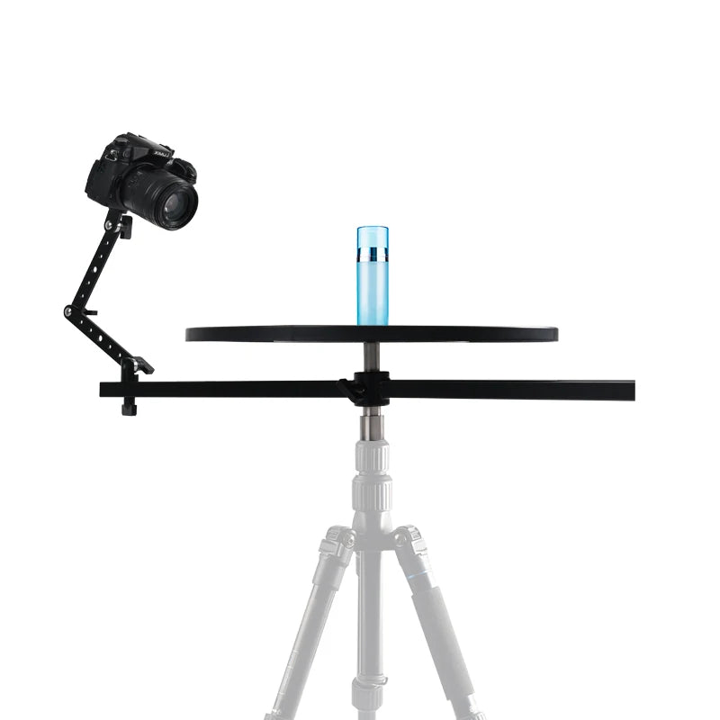 support rotatif photo plateau tournant videokit diffuseur moderne noir vis trépied caméra