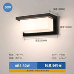 lampes murales led détecteur mouvement blanc moderne extérieures balcons jardins