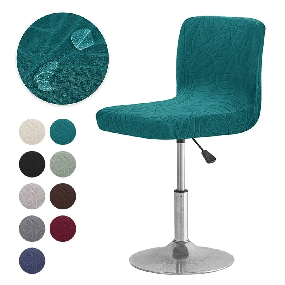 chaise moderne extérieure imprimé feuilles beige vert bleu marine grisversible régulateur hauteurhôtel accueilhoussablepolyesterelasticextensible