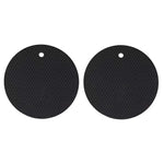tapis table silicone gris rose bleu moderne réseau hexagonal cuisine protection comptoir 17.5cm