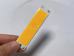 lampe led moderne jaune gris métallisé mat brillant minimaliste
