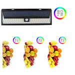 lampe solaire led panneaux solaires capteur mouvement ip65 moderne extérieure sécurité jardin contemporain
