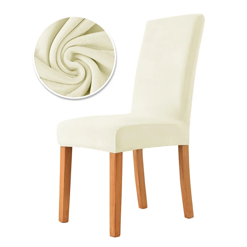 housse chaise velours moderne vert foncé gris clair adhésif élasthanne polyester