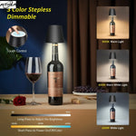 lampe table moderne rechargeable led tactile noir mat chambre coucher