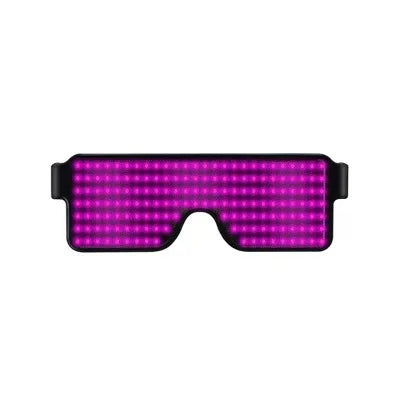 lunettes led rouges bleues vertes modernes technologiques occasion fête anniversaire mariage noël