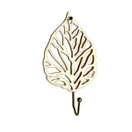porte clés feuilles dorées moderne vert ornemental décoration chambre vert doré
