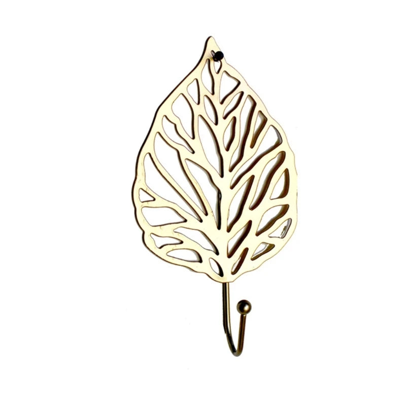 porte clés feuilles dorées moderne vert ornemental décoration chambre vert doré