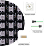 matrice led 8x8 16x16 8x32 multicolore ws2812 rgb flexible moderne grille points lumineux