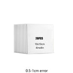 toiles blanches peinture acrylique aquarelle huile 10cm carré art loisirs créatifs kit débutant