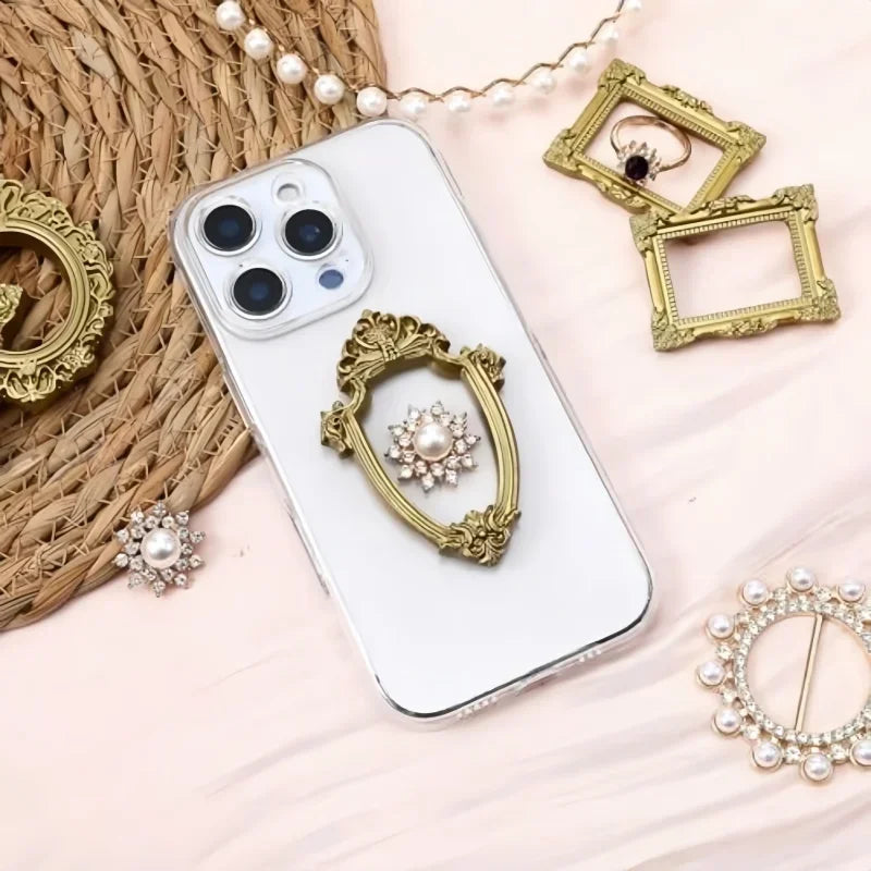 cadres photo or baroque décoration vintage bijoux fantaisie ovales rectangles carrés
