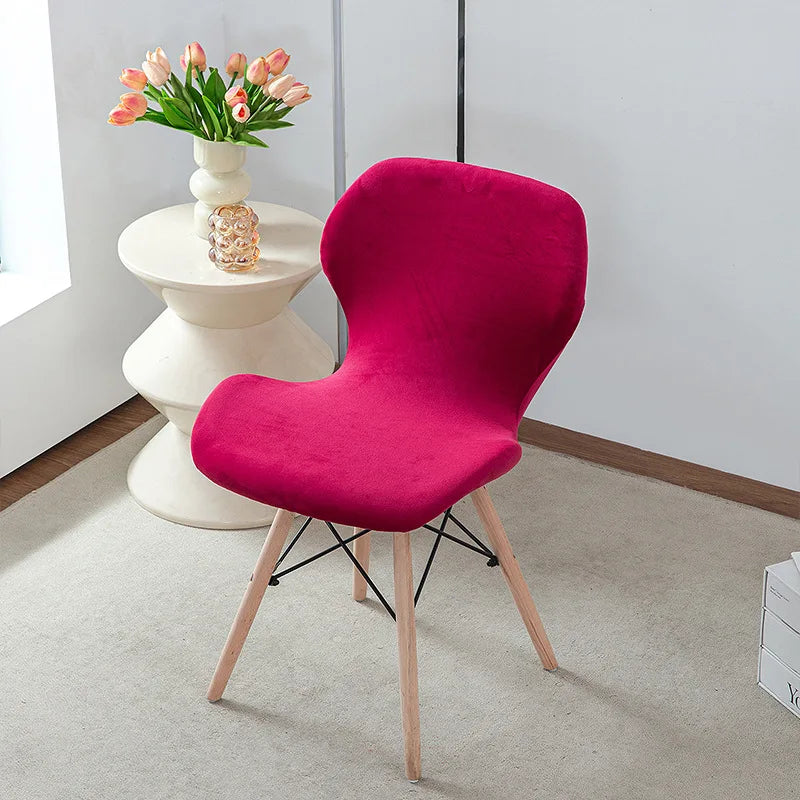 housse chaise moderne velours polyester anti poussière verte blanche fauteuil mariage