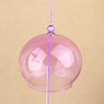 cloches vent transparentes modernes couleur rose vert jaune bleu clair motifs floraux