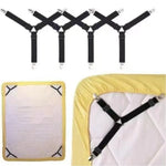 attaches élastiques clips métalliques noir blanc redutilitaires draps matelas fixations schémas explicatifs motifs carreaux