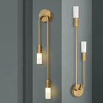 bande lumineuse led applique murale moderne or abat joueurs blanc éclairage quotidien minimalisteintérieur chambre