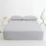 drap housse frais été lit adulte 360 élastique anti dérapage couleurs pastel moderne fixations