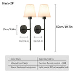 lampe murale moderne or blanc rechargeable rgb vis minimaliste led abatjour