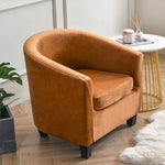 housse fauteuil velours doux moderne jaune protection extérieure intérieure lavable machine adaptable salon