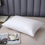 oreiller blanc uni moderne literie polyester coton doux décoration maison sommeil