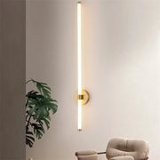 applique murale led moderne blanche dorée minimaliste contemporaine fixée mur chambre salon