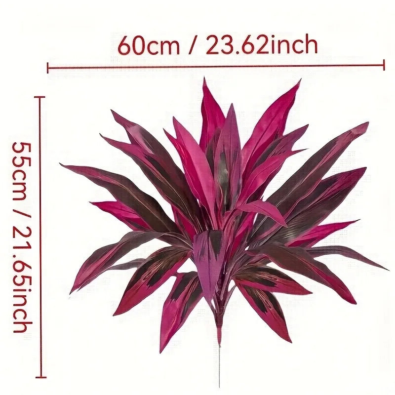 plantes artificielles agave rose vert pots blancs décoration intérieure contemporaine texturée nervures