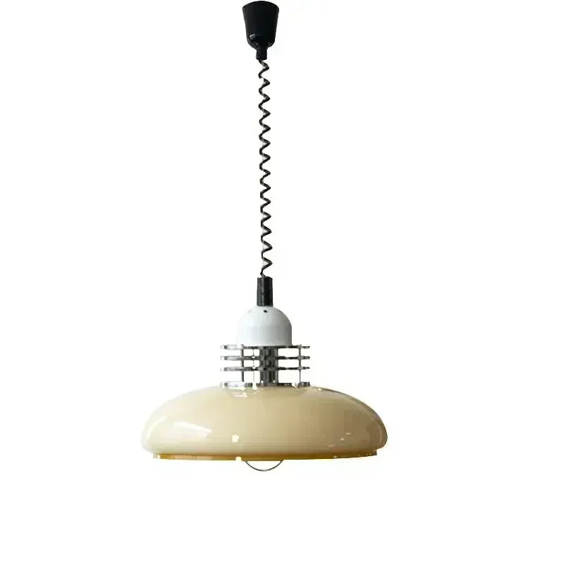lampe suspendue moderne beige noir tringle câble flexible salon chambre restauranthôtel exposition