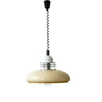 lampe suspendue moderne beige noir tringle câble flexible salon chambre restauranthôtel exposition