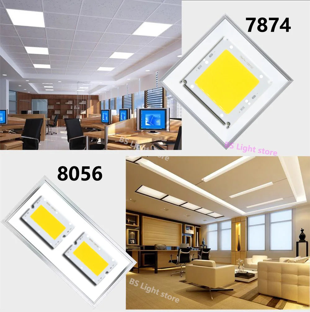 plaque led moderne 78mm 74mm blanc jaune points noirs 50w dc30v lumineuse