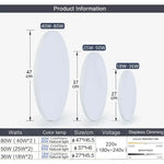 plafonnier led intelligent télécommande intensité variable moderne blanc noir gris minimaliste