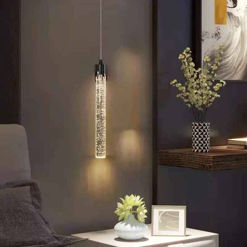 lampe suspendue moderne transparente dorées salon chambre 90 260V 2000 82000lm